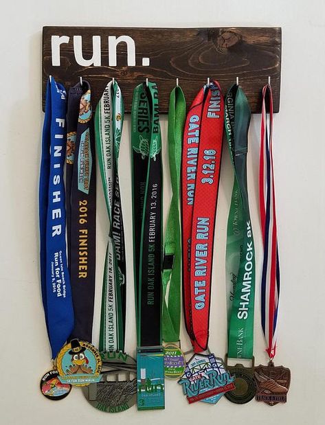 Best Gifts for Runners - Race Medal Holder Runner Medal Display, Race Medal Holder, Race Medal Displays, Running Medal Display, Runner Gifts, Running Medal Holder, Race Medals, Running Medal, Race Medal