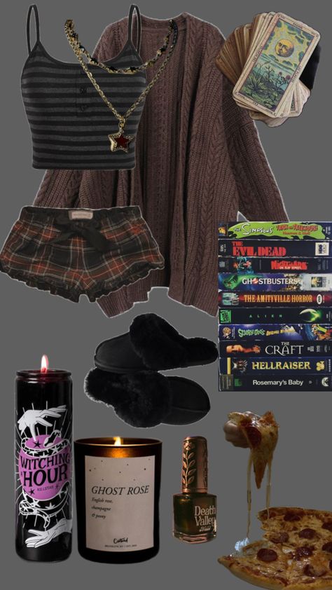 Goth grunge emo sleepover pajama outfit Outfit Ideas Pajama Pants, Pjs Outfits Grunge, Gothic Pajamas Aesthetic, Alt Pajamas Aesthetic, Alternative Pjs, Cute Goth Pajamas, Goth Pjs Aesthetic, Grunge Sleepover, Goth Lounge Wear