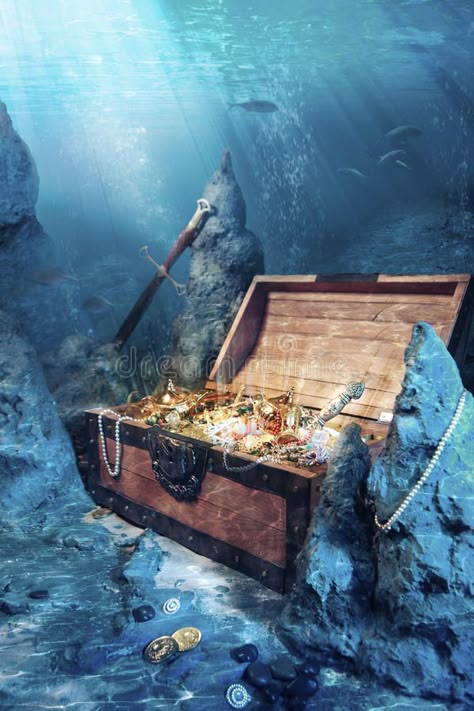 Open treasure chest with bright gold underwater. Photo of open treasure chest wi , #Ad, #chest, #bright, #Open, #treasure, #gold #ad Open Treasure Chest, Cool Screen Savers, Ship Wreck, Lost Treasure, Pirate Treasure Chest, Treasure Chests, Pirates Life For Me, Pirates Life, Screen Savers Wallpapers