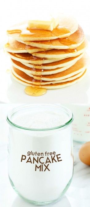 This easy mix for gluten free pancakes is perfect for everything from pancakes and muffins to breakfast bakes. Ditch that boxed mix and D.I.Y. better! Gf Pancake Mix Recipe, Gluten Free Pancake Mix Recipe, Recipes Pancakes, Gf Pancakes, Gluten Free Pancake, Gluten Free Pancake Mix, Breakfast Bakes, Pancakes Breakfast, Gf Breakfast