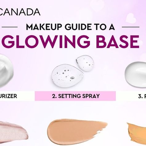 Faces Canada on Instagram: "Ace your base with this easy stepwise makeup guide. Which occasion will you try this for? Products used: Hydro Face Moisturiser Ultime Pro Makeup Fixer Ultime Pro Primerizer Primer + Moisturizer Strobe Cream Ultime Pro HD Concealer All Day Hydra Matte Foundation Banana Compact Powder Lip & Cheek Tint Highlighter Shop Now: Link in bio! #FacesCanada #MakeupTutorial #Makeup #MakeupHacks #MakeupAddict #MakeupLover #GlamMakeup #GlamLook #EasyGlam #MakeupForBeginners Makeup Fixer, Hd Concealer, Lip Cheek Tint, Strobe Cream, Cheek Tint, Compact Powder, Makeup Guide, Easy Makeup, Matte Foundation