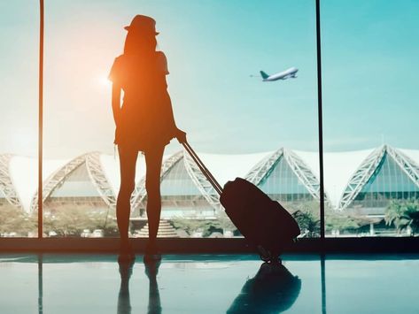 Wallpaper Travel, Airport Tips, Airports Terminal, Travel Wallpaper, Woman Silhouette, Brunei Darussalam, Travel Alone, International Travel, Bolivia