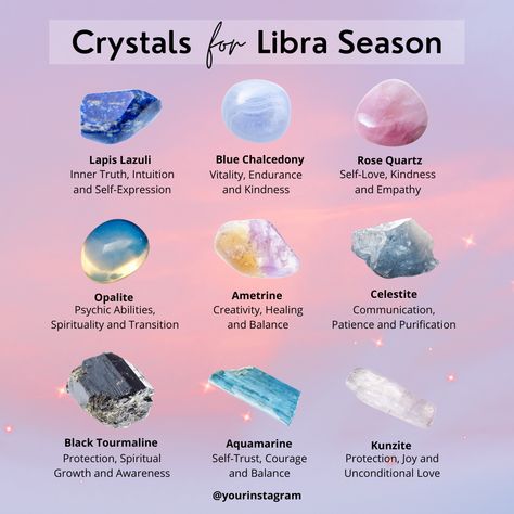 Hey Libras, some great healing crystals for you are rose quartz, lapis lazuli, and opal! These crystals can help bring balance, harmony, and love into your life. Give them a try and see how they make you feel! 🌟

 #libra
#september
#motivation
#empowerment
#wellness
#selfcare
#mindfulness
#peace
#serenity
#chakra
#healingjourney Crystals For Libras, September Motivation, Libra Stone, Libra September, Healing Crystals For You, Wellness Selfcare, Libra Season, Spiritual Protection, Psychic Abilities