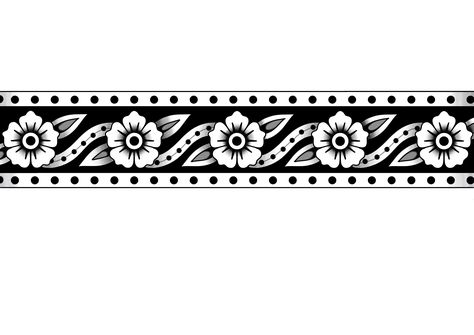 Borders For Tattoos, Traditional Ankle Band Tattoo, Ornamental Arm Band Tattoo, Traditional Tattoo Border, Traditional Cuff Tattoo, Traditional Tattoo Band, Tattoo Borders, Traditional Tattoo Wrist, Tattoo Cuff