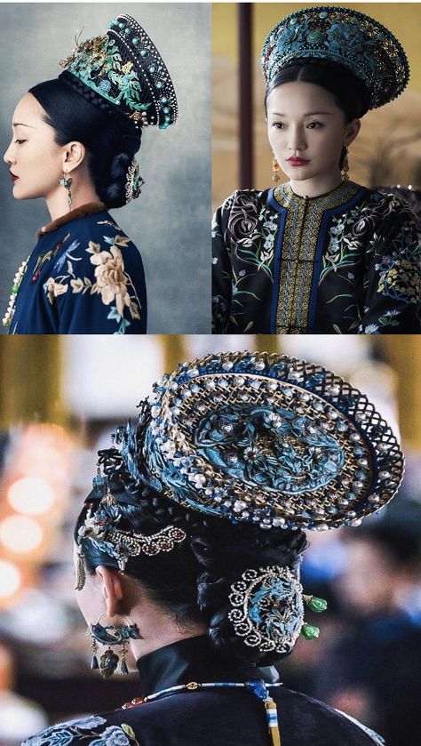 Chinese Royal Hairstyle, Ruyi Royal Love In The Palace, Ruyi's Royal Love In The Palace Costume, Korean Royalty, Chinese Jewelry Traditional, Types Of Dresses Styles, Chinese Headdress, Princess Weiyoung, Best Shoujo Manga