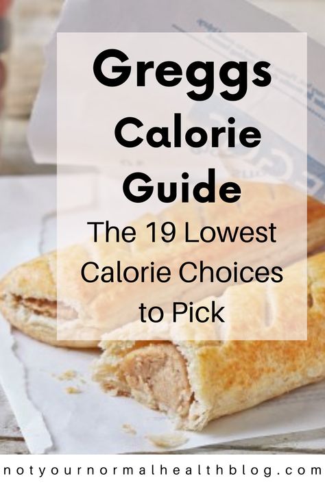 Sometimes there's nothing like comfort food - and Greggs is very, very good at it! But, if you still want to watch your calories while enjoy some of Greggs best tasty treats, what should you pick? We have the answer - from the absolute lowest calorie choice in Greggs to 18 other healthier options to pick - plus, we'lll reveal exactly how many calories are in a Greggs Sausage Roll (and it's good news!) Read it now or save it to one of your calorie counting boards for when you need it Good Calorie Foods, Lowest Calorie Meals, Lowest Calorie Foods, Calorie Guide, Healthy Fast Food Options, Sausage Rolls Recipe, Healthier Meals, Sausage Roll, Healthier Options