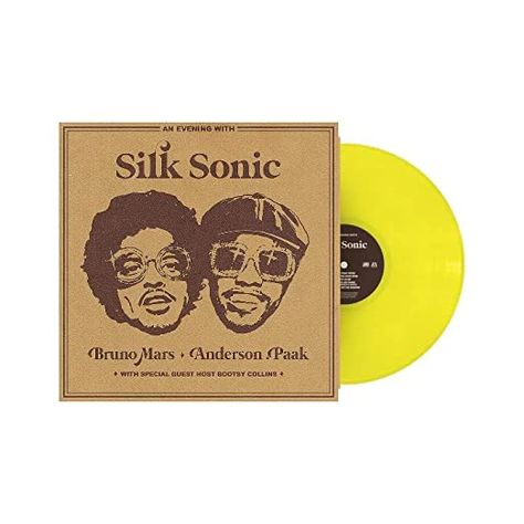 Sonic Transparent, An Evening With Silk Sonic, Bruno Mars Anderson Paak, Silk Sonic, Bootsy Collins, Anderson Paak, Vinyl Cd, Artist Album, Birthday List