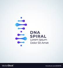 Dna spiral abstract sign symbol or logo Royalty Free Vector Dna Spiral, Tech Logo Design, Dna Tree, Dna Logo, Science Logo, Health Water, Tree Logo Design, Brain Logo, Tech Logo