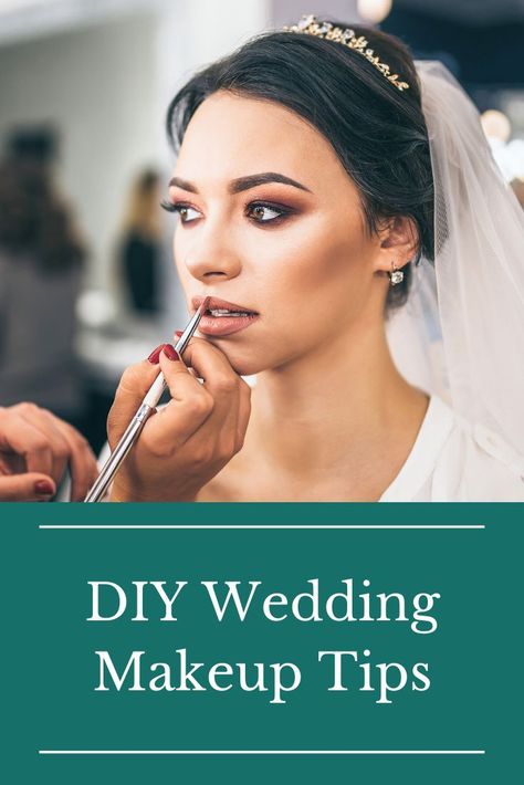 We've rounded up some DIY wedding makeup tips to help you prepare for turning it up a notch on your big day. #bridalmakeup #bridallook #withjoy Diy Makeup For Wedding, Wedding Makeup Tips Diy, Soft Bridal Makeup Tutorial, Diy Wedding Day Makeup, How To Do Bridal Makeup At Home, Diy Wedding Hair And Makeup, Wedding Makeup Tips Brides, Do It Yourself Wedding Makeup, Wedding Makeup Diy Tutorials