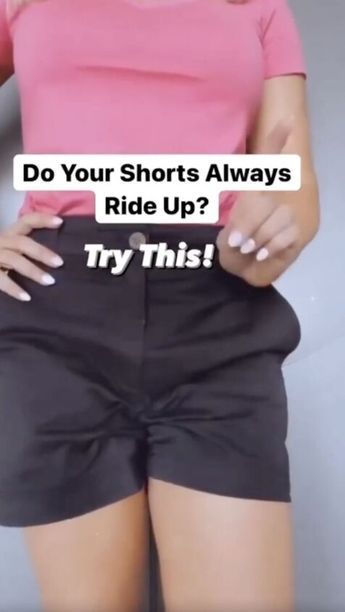 Easy No Sew Crafts With Fabric, Stop Shorts From Riding Up, Under Shorts For Dresses, Shorts Too Big Hack, How To Stop Shorts From Riding Up, How To Take In Shorts That Are Too Big, Making Patterns From Your Own Clothes, Easy Summer Sewing Patterns, How To Make Shorts Longer