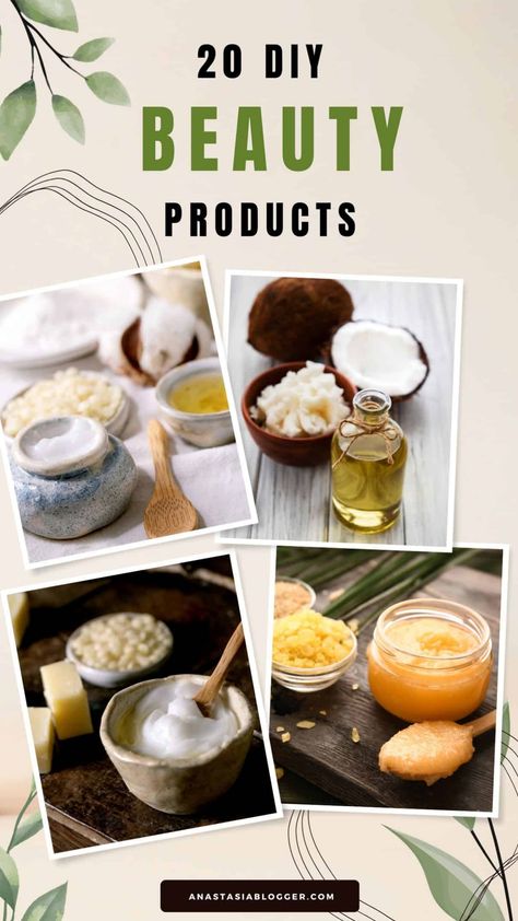 Indulge in a selection of 20 homemade beauty products to elevate your self-care routine. Discover a variety of natural skincare recipes that promise to enhance your skin's radiance and promote overall health. Loofah Soap Recipe, Natural Red Hair Dye, At Home Skincare, Beauty Products Diy, Diy Face Moisturizer, Diy Healthy Snacks, Natural Skincare Recipes, Lip Scrub Homemade, Homemade Body Butter