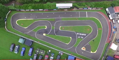 Go Kart Track Backyard, Rc Car Track, Bike Pump Track, Carrera Slot Cars, Go Kart Tracks, Go Kart Plans, Race Car Track, Rc Track, Planet Coaster