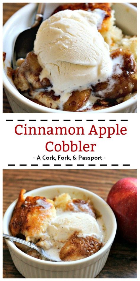 Apple Cobbler For One, Rich’s Department Store Recipes, Cinnamon Apple Cobbler Recipe, Classic Desserts American, New Thanksgiving Recipes Dessert, Thanks Giving Food Thanksgiving, Apple Baked Goods Recipes, Desserts With Chili, Thanksgiving Dessert For Two