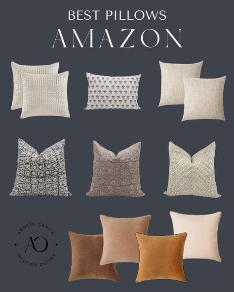 Organic Modern Throw Pillows, Target Pillows, Farmhouse Sofa, Neutral Throw Pillows, Modern Throw Pillows, Linen Throw, Best Amazon, Guest Rooms, Classic Pattern