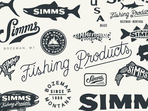 Simms Fishing Products typography lettering apparel patch badge tarpon trout fly fishing simms fishing Simms Fishing, Fishing Logo, Fly Fishing Flies Trout, Fish Logo, Company Branding, Fish Design, Fishing Tips, Fishing Trip, Bass Fishing