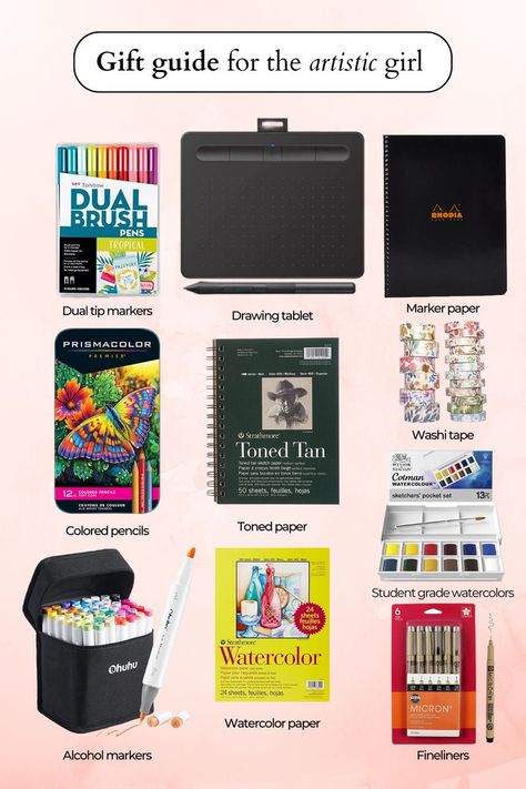 Art Sketchbooks To Buy, What Art Supplies To Buy, Art Supplies You Need To Get, Art Items To Buy, Art Equipment Drawing, Amazon Finds For Artists, Things Every Artist Needs, Must Have Art Supplies Artists, Amazon Must Haves Art Supplies