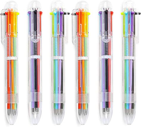 Multicolor Pen, Multi Color Pen, Kids Party Favors, Color Pen, Multi Pen, Writing Tasks, Best Pens, Pocket Clip, Pen Gift