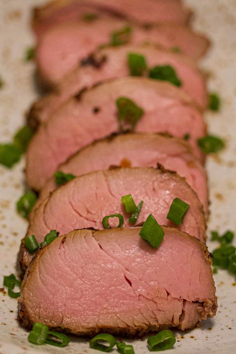 Pork Tenderloin Sous Vide, Sous Vide Pork Loin, Sous Vide Pork Tenderloin, Paleo Pork Tenderloin, Sous Vide Pork, Cooking Pork Tenderloin, Char Siu Pork, Tenderloin Roast, Marinated Pork Tenderloins