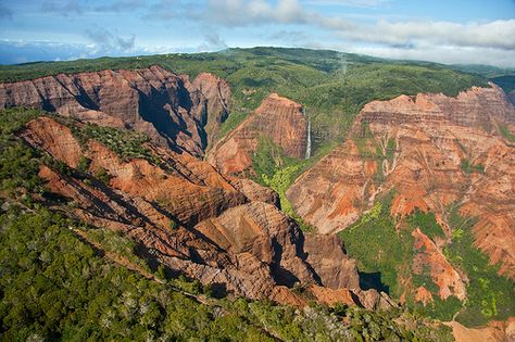 waimea canyon state park - Google Search Fern Grotto, Visiting The Grand Canyon, Waimea Canyon, Kauai Hawaii, Shore Excursions, River Cruises, Kauai, Scenic Views, The Pacific