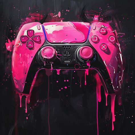 💖 Elevate your gaming sanctuary with our Pink PS5 Controller Gaming Poster! 🎮💕 Add a touch of sweetness and style to your walls with this adorable pink poster. Perfect for gamers who love a dash of pink - get yours now! 🌸 #PinkPoster #GamingDecor #PS5Pink https://techydiydad.etsy.com/listing/1669358632/ps5-controller-gaming-poster-premium-art Phoenix Artwork, Gaming Posters, Paper Games, Playstation 5, Pink Posters, Gaming Wallpapers, Gaming Decor, Cartoon Jokes, Gaming