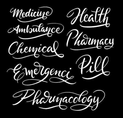 Medicine and health handwriting calligra... | Premium Vector #Freepik #vector #lettering #hand-lettering #ambulance #typography-lettering Brand Poster, Health Lifestyle Quotes, Health Is Wealth Quotes, Handwriting Calligraphy, Funny Health Quotes, Health Diet Plan, Healthy Meal Delivery Service, Health Lessons, Good Healthy Snacks