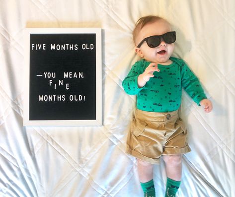 Five Months Old Letter Board, 5 Month Old Photo Ideas, 5 Month Old Letterboard Ideas, 5 Month Pictures, 5 Month Letterboard Ideas, 5 Months Old Photoshoot, 5 Month Old Milestones Photo Ideas, 5 Month Milestones Pictures, 5months Baby Photoshoot Boy