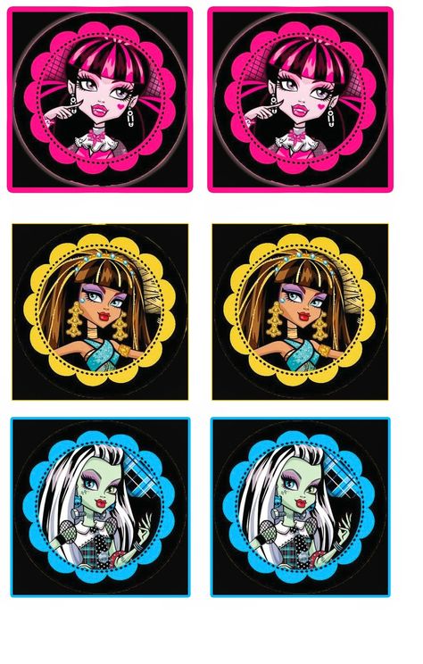 Monster High Party Ideas, Monster High Birthday Party Ideas, Monster High Printables, Monster High Cupcakes, Monster High House, Monster High Cake, Monster High Birthday Party, Printable Cupcake Toppers, Slumber Party Games