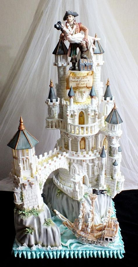 Extreme Cakes, Cake International, Fantasy Cake, Castle Cake, Gold Award, Amazing Wedding Cakes, Unique Wedding Cakes, Cool Wedding Cakes, Unique Cakes