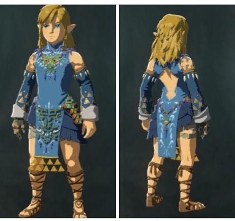 Zelda Totk Link Outfit, Totk Link All Outfits, Link Vai Outfit, Link Outfits Tears Of The Kingdom, Gerudo Link Cosplay, Link Totk Frostbite Set, Frostbite Armor Link, Link Frostbite Armor, Link Loz