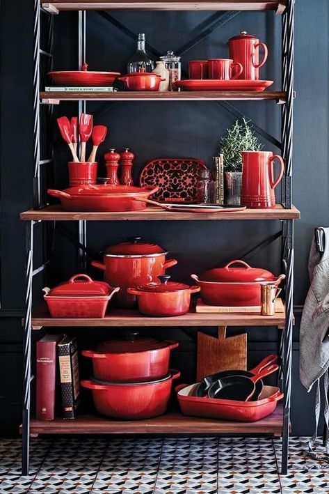 Le Crueset, Le Creuset Kitchen, Le Creuset Cookware, Enameled Cast Iron Cookware, Kitchen Company, Red Kitchen, Cast Iron Cookware, Kitchen Store, Kitchen Cookware