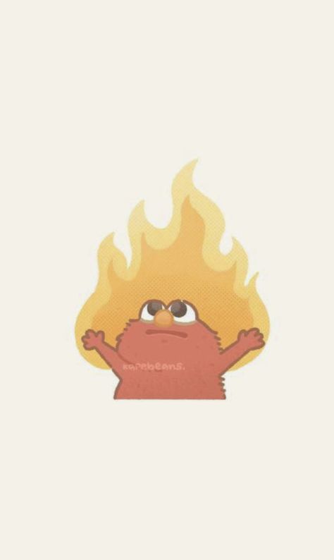 Elmo Fire, Funny School, Design Sticker, Cartoon Character, 10 Days, Resolution, Custom Design, T Shirts, Design