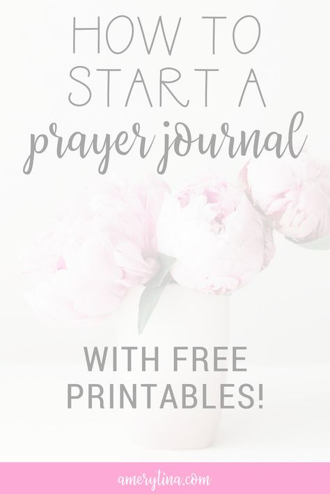 How to start a prayer journal (with free scripture printables!) Word Journal, Prayer Journal Prompts, Bible Study Planner, Prayer Journal Template, Prayers For Family, Free Scripture Printables, Journal Guide, Prayer Journal Printable, Family Prayers