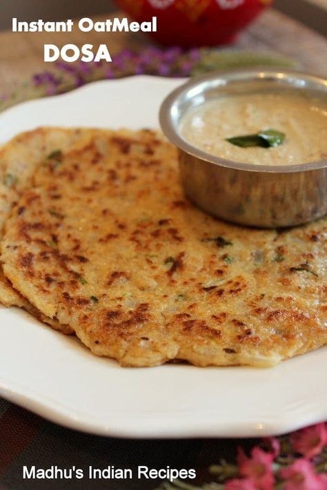 Breakfast Ideas Indian, Instant Recipe, Oat Meal, Breakfast Oatmeal Recipes, Instant Oats, Breakfast Recipes Indian, Dosa Recipe, Instant Oatmeal, Recipes Indian