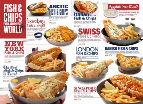 Fish and Co. Fish And Chips Restaurant Design, Fish Chips Design, Fish And Chips Shop Design Ideas, Armenia Food, Fish And Chips Menu, Fish And Chips Shop, English Fish And Chips, Fish And Chips Restaurant, Best Fish And Chips