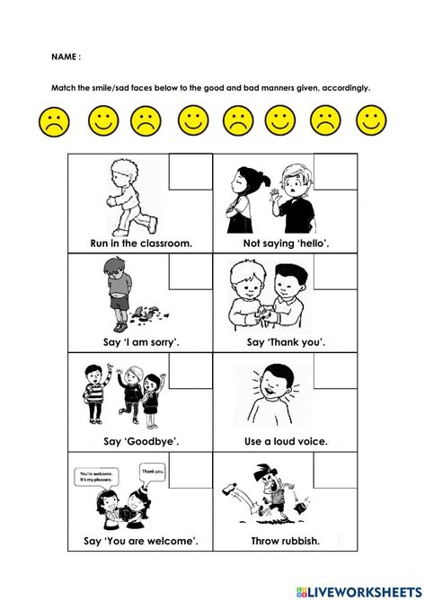 Good And Bad Manners Worksheets For Kids, Evs Worksheets For Kindergarten, Kindergarten Manners Activities, Manners Coloring Pages, Good Manners Worksheet, Manners And Responsibilities Grade 1, Greetings And Polite Expressions Worksheet For Kindergarten, Manners To Teach Kids, Worksheet For Class 2