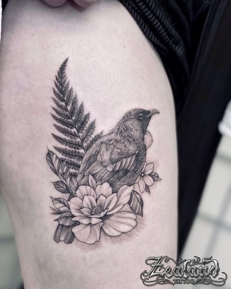 Tui Tattoo New Zealand, Tui Tattoo, Tui Bird, New Zealand Tattoo, Bat Tattoo, Crow Tattoo, Birds Tattoo, Fine Line Tattoos, Forearm Tattoo