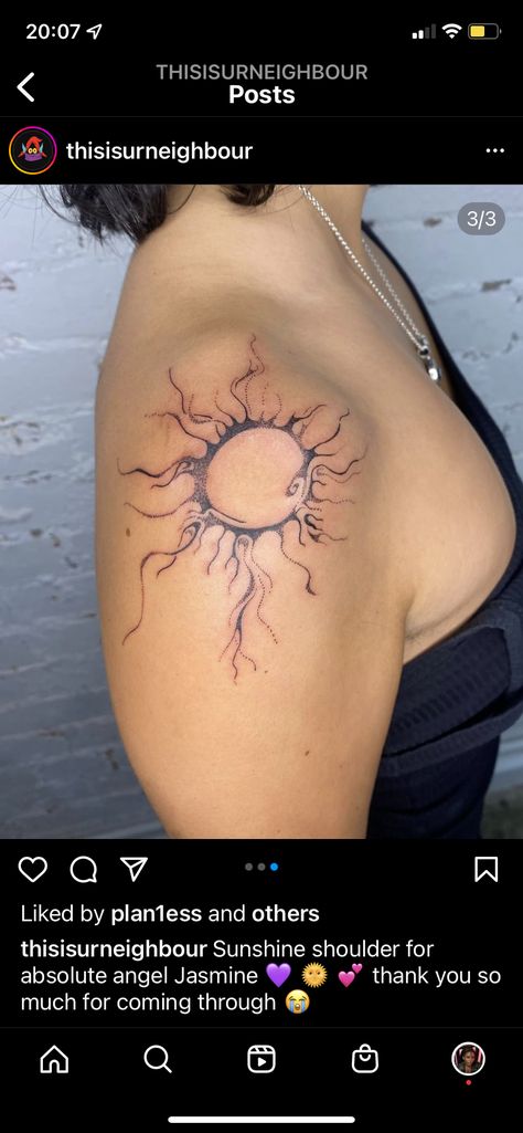 Sun Tattoo Shoulder, Sun Shoulder Tattoo, Filipino Sun Tattoo, Filipino Sun, Tattoo Shoulder, Back Of Shoulder Tattoo, Sun Tattoo, Compass Tattoo, Shoulder Tattoo