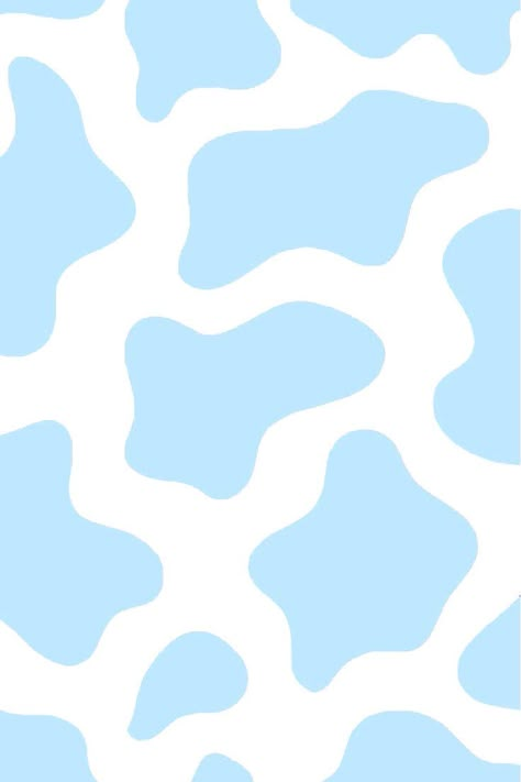 Aesthetic Cow Wallpaper, Insta Wallpaper, Aesthetic Cow, Cow Wallpaper, Baby Blue Wallpaper, Cow Print Wallpaper, Printable Wall Collage, Blue Drawings, Smile Wallpaper