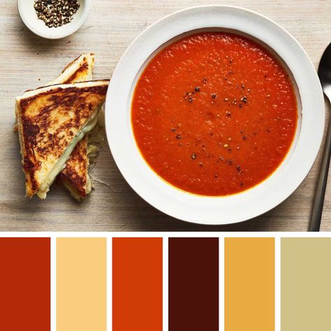 Corn Moon, Food Inspired, Blue Corn, White Cheese, Oc Ideas, Tomato Soup, Paint Ideas, Grilled Cheese, Color Pallets