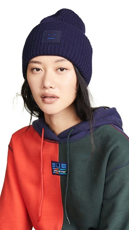 Acne Studios | @giftryapp Acne Clothing, Acne Denim, Plaid Hats, Face Patches, Rancher Hat, Beanie Hats For Women, Acne Shop, Grey Beanie, Wool Beanie