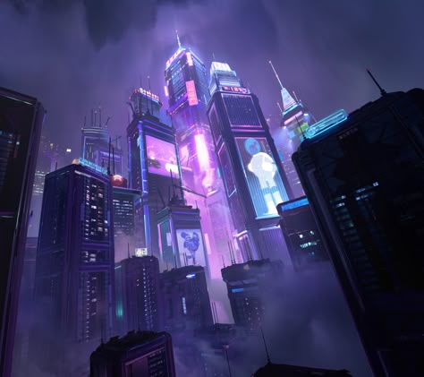 藏 Neon Cyberpunk Aesthetic, Scenery Photography, Cyberpunk Aesthetic, Cyberpunk City, Arte Cyberpunk, Futuristic City, Future City, City Landscape, Cyberpunk Art