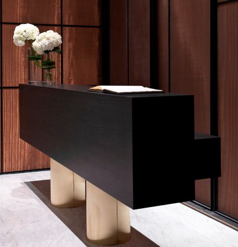 Hotel Reception Desk, Lobby Interior, Counter Design, Paris Design, Top Interior Designers, Hotel Decor, Interior Design Companies, Reception Desk, Hotel Design