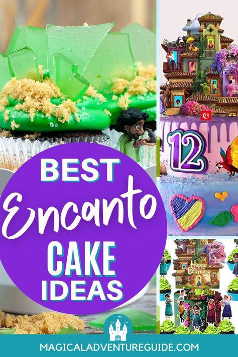 If you're planning an Encanto birthday party, you need to check out this collection of the very BEST Encanto birthday cakes! From layer cakes to cupcakes to cake pops, we're sharing our favorites for your magical celebration. Encanto Birthday Decorations Diy, Homemade Encanto Cake, Encanto Birthday Cupcakes Ideas, Encanto Fourth Birthday, Encanto Birthday Cake Diy, Easy Encanto Cake, Encanto Birthday Cakes, Encanto Cupcakes Ideas, Encanto Birthday Cake Ideas