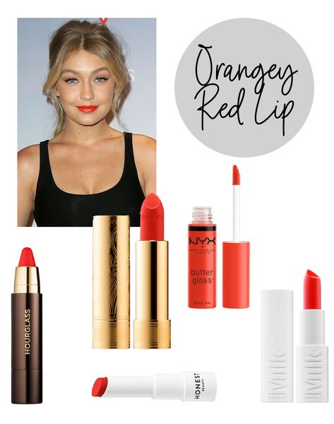 How to Get an Orangey-Red Lip Red Orange Lipstick Makeup, Summer Red Lipstick, Summer Red Lip, French Red Lip, Orange Lipstick Makeup, Red Orange Lipstick, Mini Braids, Red Lip Color, Red Lipstick Makeup