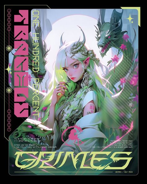 Grimes Poster, Grimes Visions, Grimes Aesthetic, Paparazzi Photos, Interesting Art, Art Wallpaper, Pastel, Flowers, Art