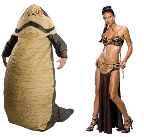 Jabba The Hut Costume, Jaba The Hut, Halloween Couple Costumes, Couples Costume Ideas, Jabba The Hut, Princess Leia Costume, Leia Costume, Halloween Couple, Couples Costume