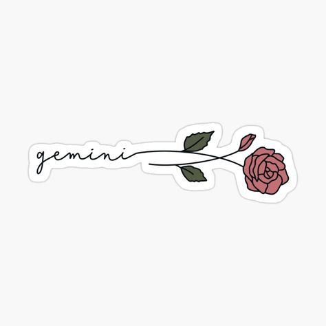 Flower Of May, Gemini Flower, Gemini Szn, June Gemini, July Birth Flower, Rose Sticker, Photo Cutout, Gemini Tattoo, Gemini Season