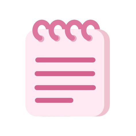 Pink Notes App Icon, Aesthetic Logos, Notes App Icon, Ipad Customization, Pink Notes, Pink Notepad, Pink Widget, Pretty Wallpaper Ipad, Notes App