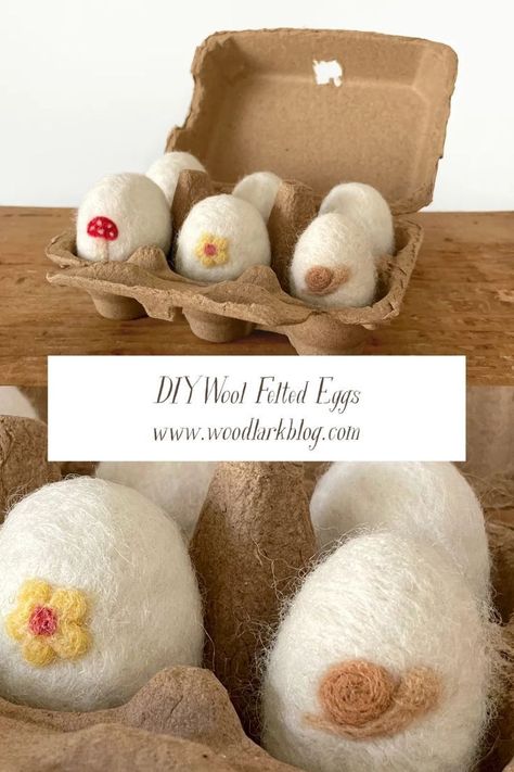 Woodlark Blog, Felted Eggs, Felt Easter Crafts, Felt Eggs, Diy Wool Felt, Eggs For Easter, Diy Wool, Felting Ideas, Felt Ideas