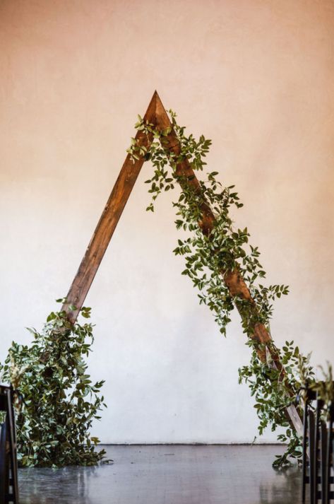 Option: arch greenery no flowers Arch Greenery, Wedding Archway, Wedding Alters, Wooden Arch, Arch Decoration, Wedding Arch Flowers, Wedding Arbour, Arch Flowers, Ceremony Arch